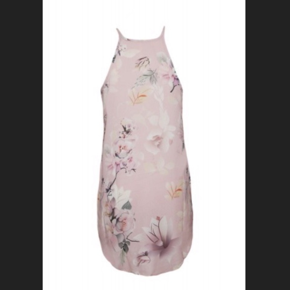 Pink floral sleeveless dress - Picture 4 of 5